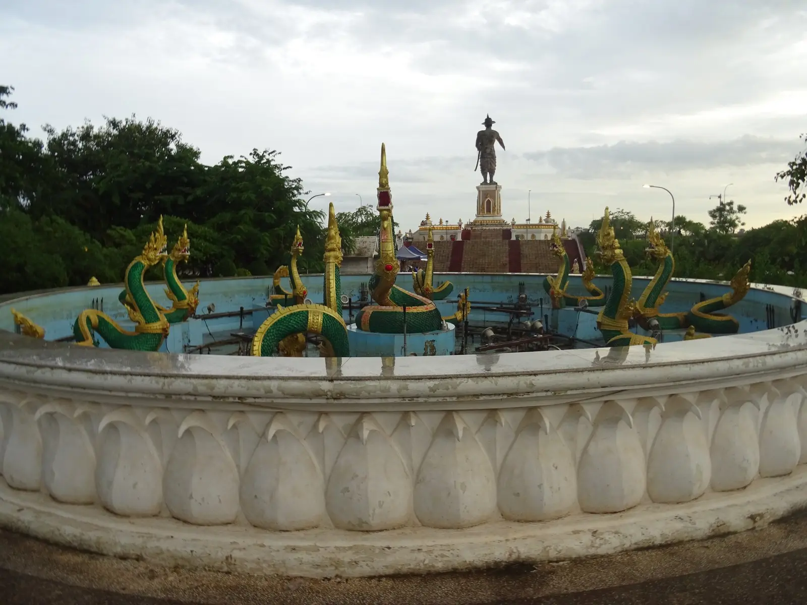 Chao Anouvong Park, next to Vientiane Night Market